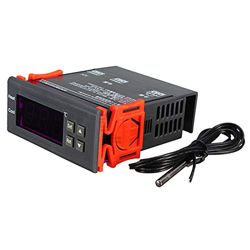 12V STC-1000 Digital Temperature Controller - AC/DC Thermostat for Homebrew, Aquarium & Reptile Enclosure - Precise Thermal Control for Incubators, Fermentation & Terrariums