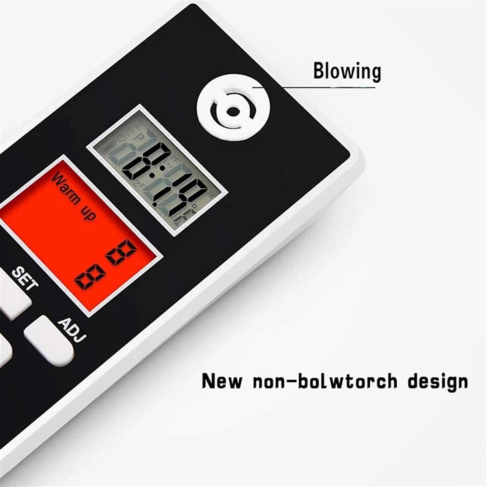 Professional Breathalyzer Alcohol Tester - Portable LCD Digital Breath Alcohol Detector with Fast Response for Personal & Workplace Safety | Home, Car, Party & Law Enforcement Use