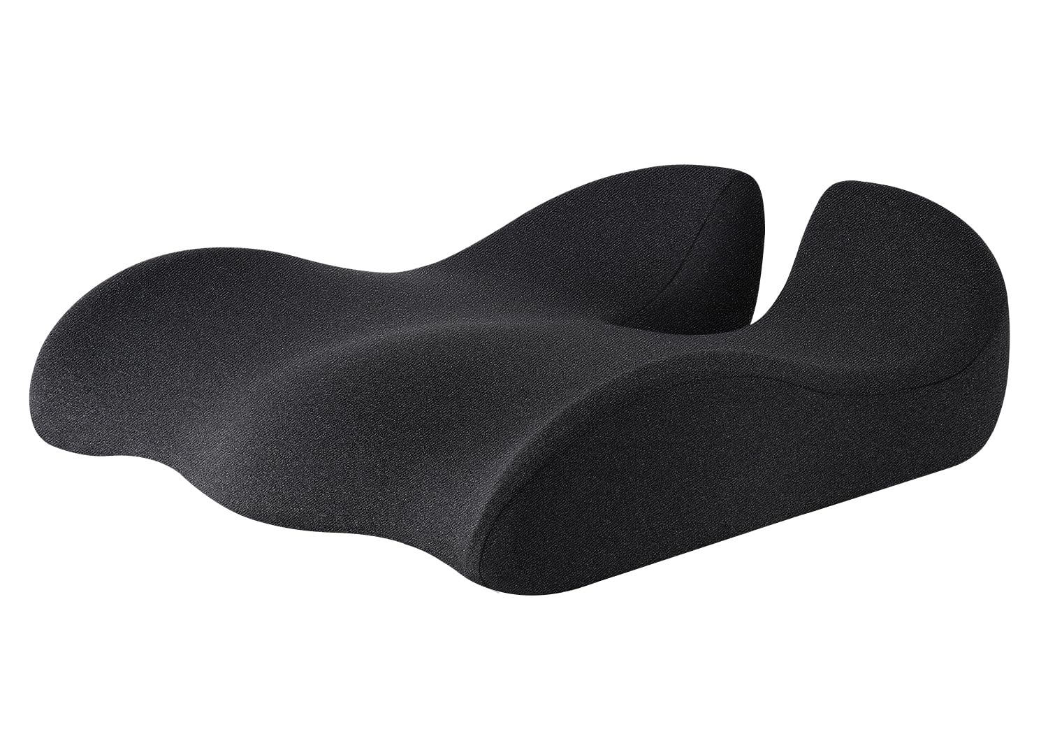 Premium U-Shaped Memory Foam Seat Cushion for Office Chairs - Orthopedic Coccyx & Hip Pain Relief - Ergonomic Bucket Design for Long Sitting Comfort - Ideal for Office, Car, Wheelchair & Desk Use (Large, Gray) - Perfect for Work, Driving & Home Office Comfort