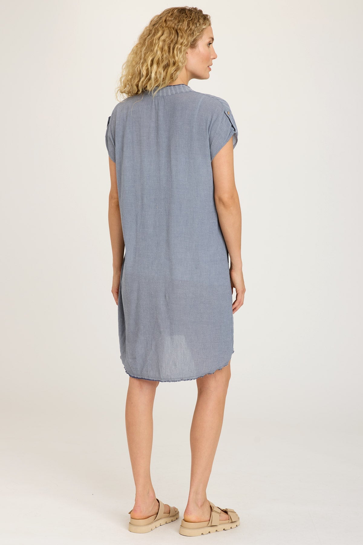 Stylish Tennille Shirt Dress for Women | Casual & Office Wear | Flowy Button Down Dress with Pockets | Perfect for Spring, Summer & Fall Outfits