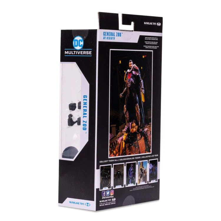 DC Rebirth DC Multiverse General Zod Action Figure - Collectible Superhero Toy for DC Comics Fans | Perfect for Display, Gifts, and Comic Book Collections