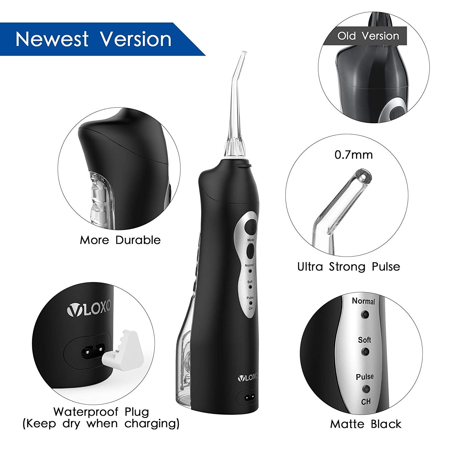 DentaSonique Electric Toothbrush - Rechargeable Sonic Toothbrush with 3 Brush Heads, Whitening & Gum Care - Perfect for Travel & Home Oral Hygiene
