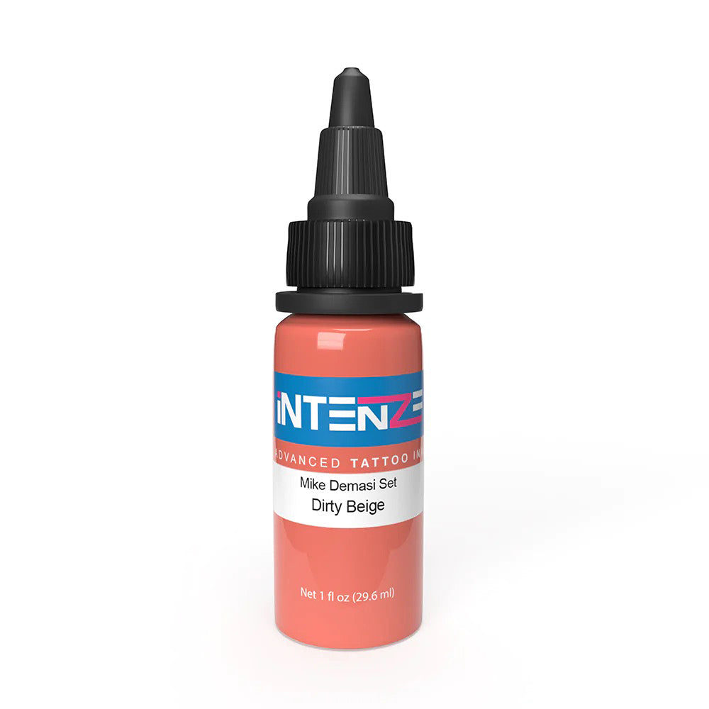 Dirty Beige Tattoo Ink by Mike Demasi - Professional 1oz Bottle for Tattoo Artists - Perfect for Realism, Portraits & Fine Line Tattoos
