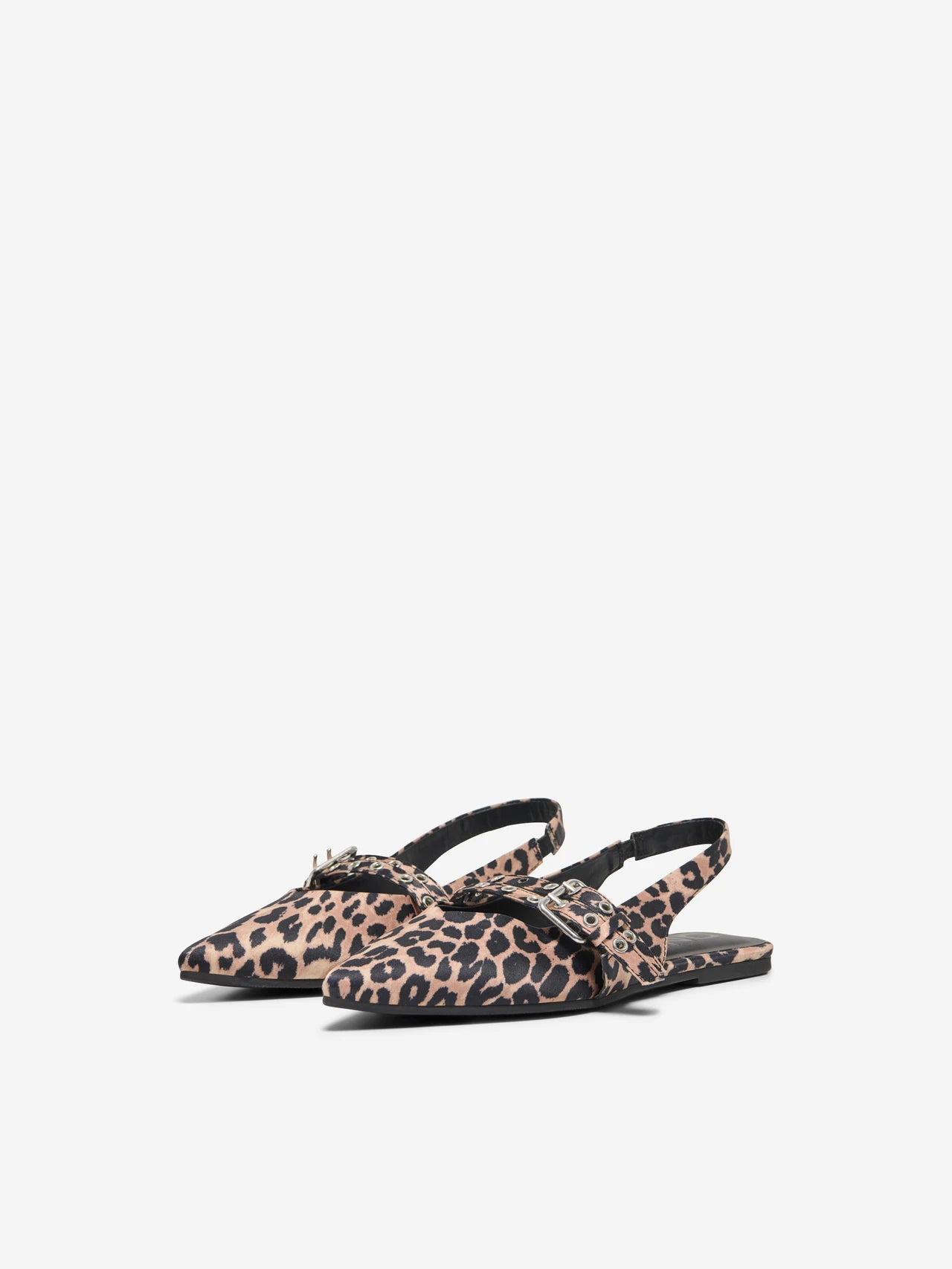 Laura Women's Slingback Sandals - Comfortable Leather Sandals with Leopard Print & Adjustable Straps | Perfect for Summer, Beach, Vacation & Casual Outings