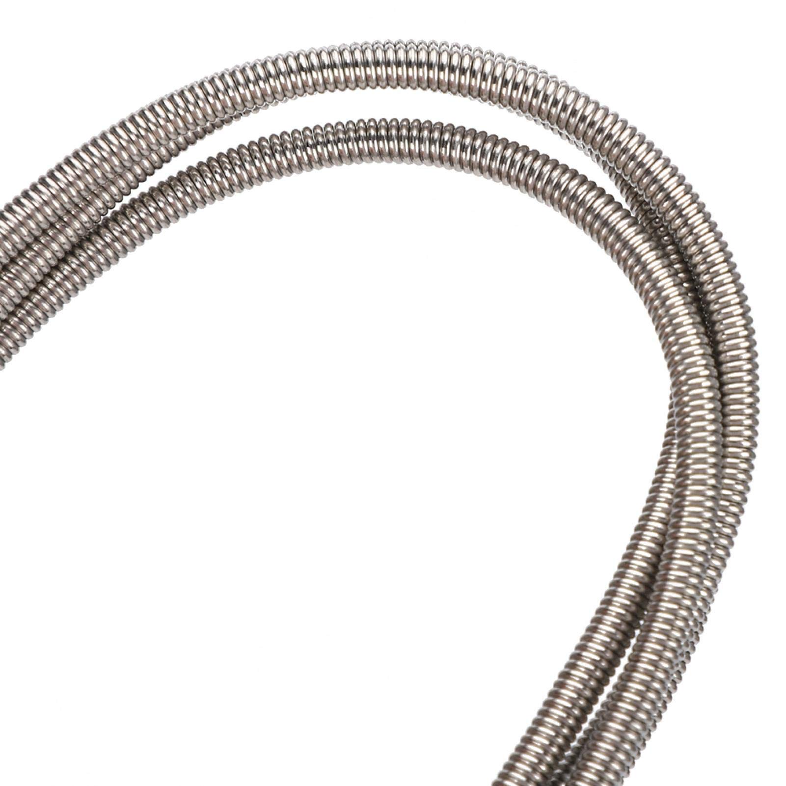 Stainless Steel Aquarium Tube Cleaning Brush - Fish Tank Scrubber for Glass & Acrylic Tanks - Perfect for Freshwater & Saltwater Aquariums (White)