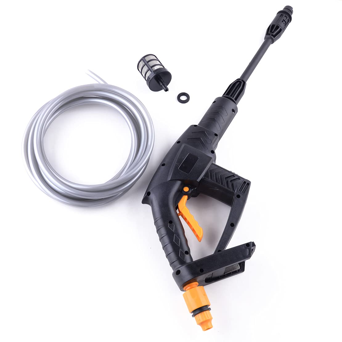 CITALL 18V Electric Pressure Washer - High Power Hydroshot Spray Cleaner Kit with Nozzle, Lance & Wand for Car, Boat, Floor Cleaning | Portable Jet Wash for Home, Garage & Outdoor Use