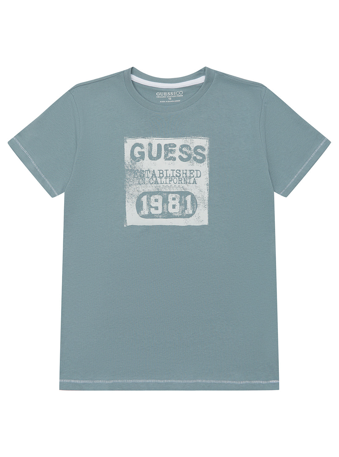 Blue Short Sleeve T-Shirt for Boys (Size 7-16) - Comfortable Cotton Tee for School, Play & Everyday Wear
