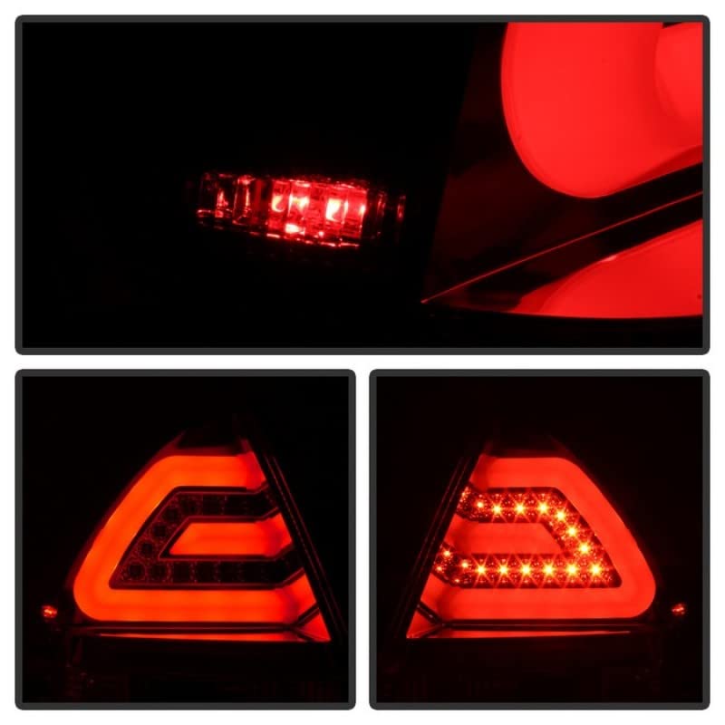 Spyder Auto 5076403 LED Tail Lights Red/Clear - High-Performance Brake Lights for Trucks & SUVs