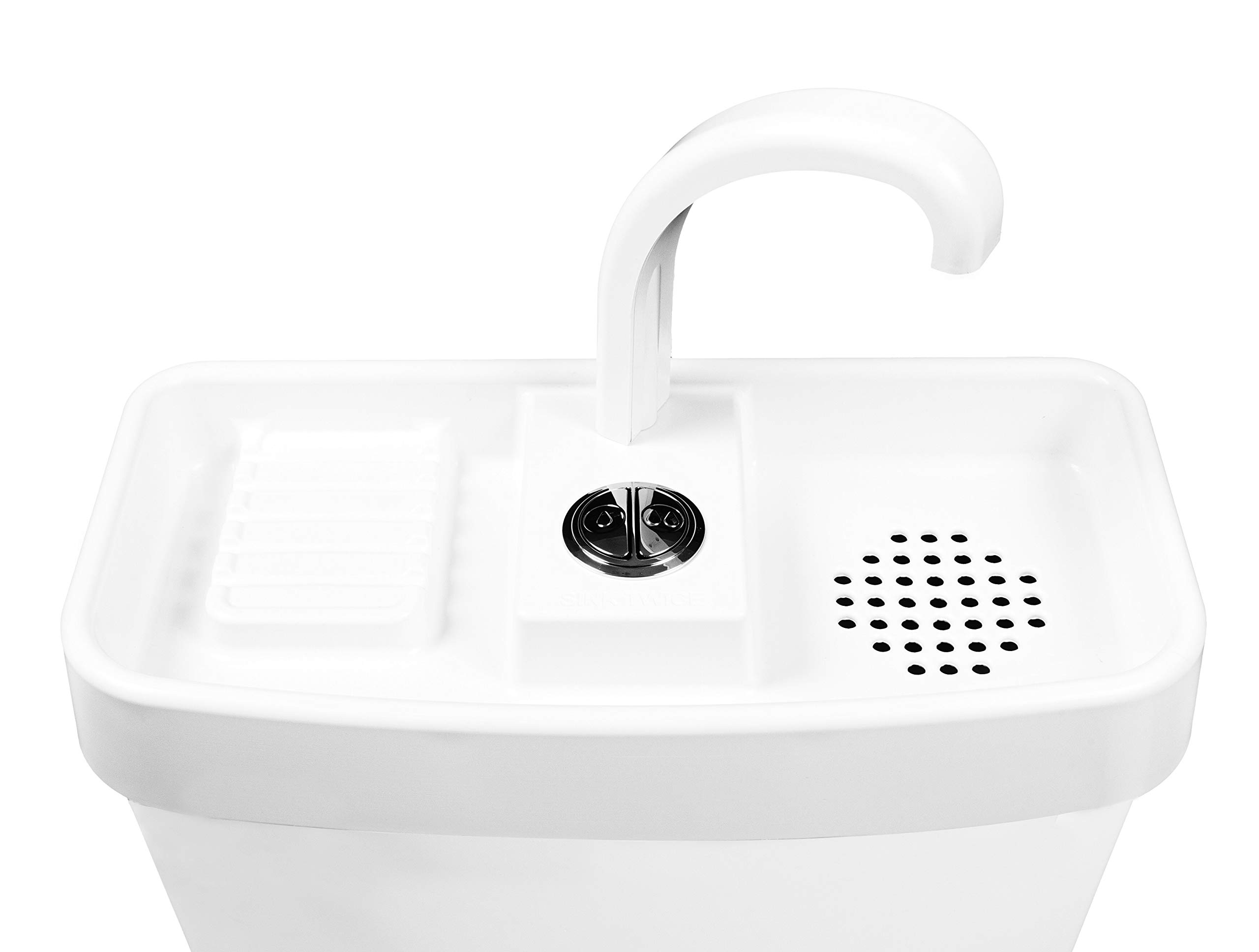 Glacier Bay Two-Piece Dual Flush Toilet Tank with Dual Flush Button - Water Efficient Bathroom Upgrade for Modern Homes & Commercial Spaces