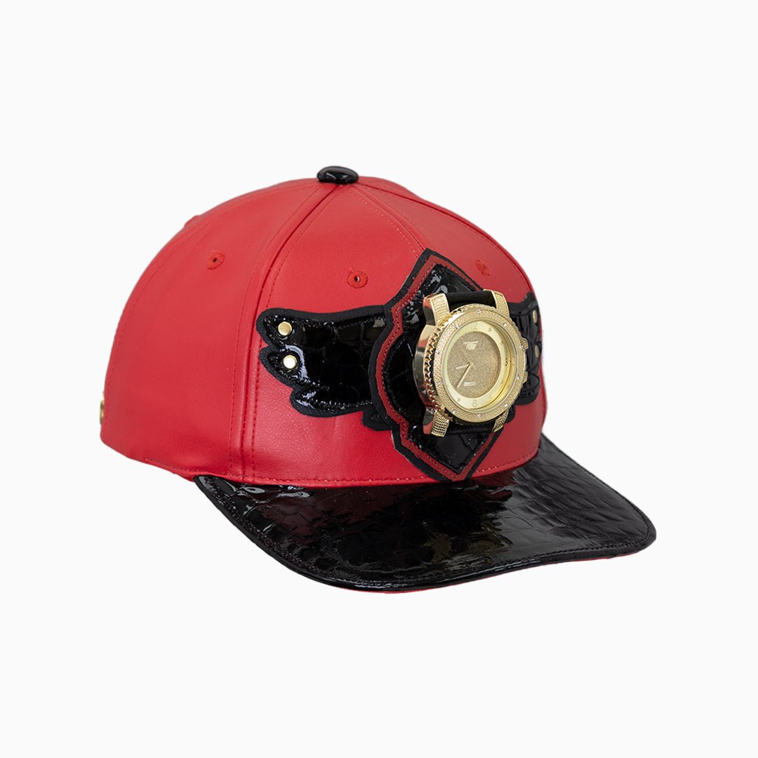 Breyer's Buck 50 Leather Watch Hat - Genuine Leather Adjustable Strap for Men & Women - Perfect for Outdoor Adventures, Hunting, and Casual Wear