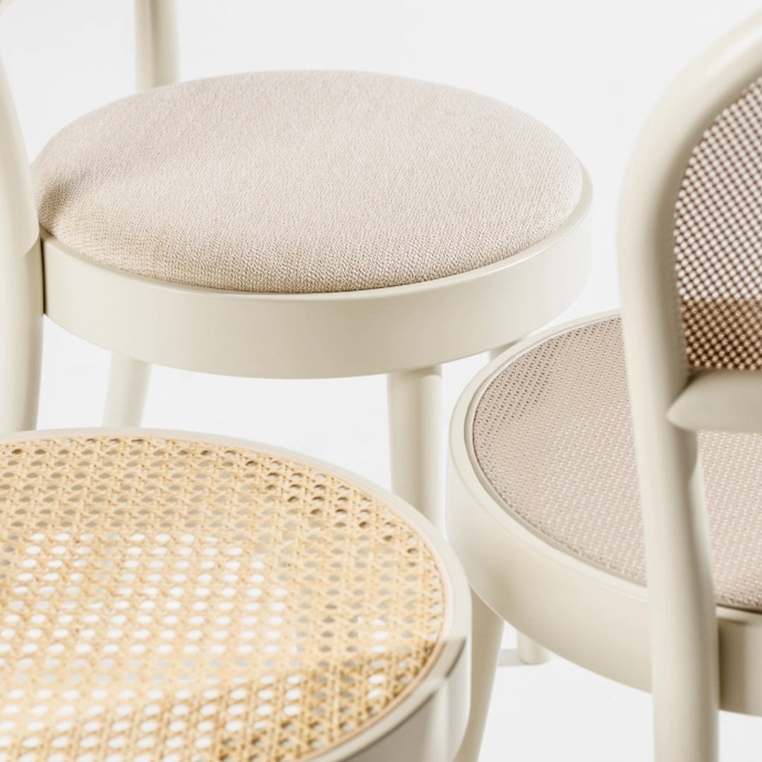 314 Cane Back & Seat Upholstered Chair with Beech Frame - Perfect for Dining Room, Living Room & Office Decor