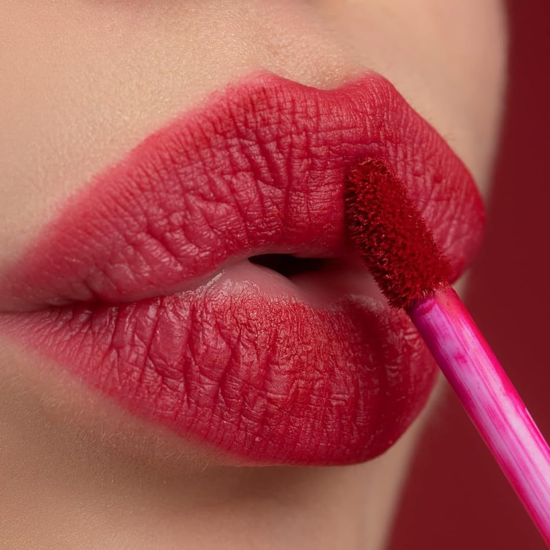 Globelle Disposable Lip Brush Wands - 50 Pack Pink Lipstick & Lip Gloss Applicator, Concealer Brush for Lips, Eyes & Makeup | Perfect for Professional Salons, Home Makeup & Travel Touch-ups