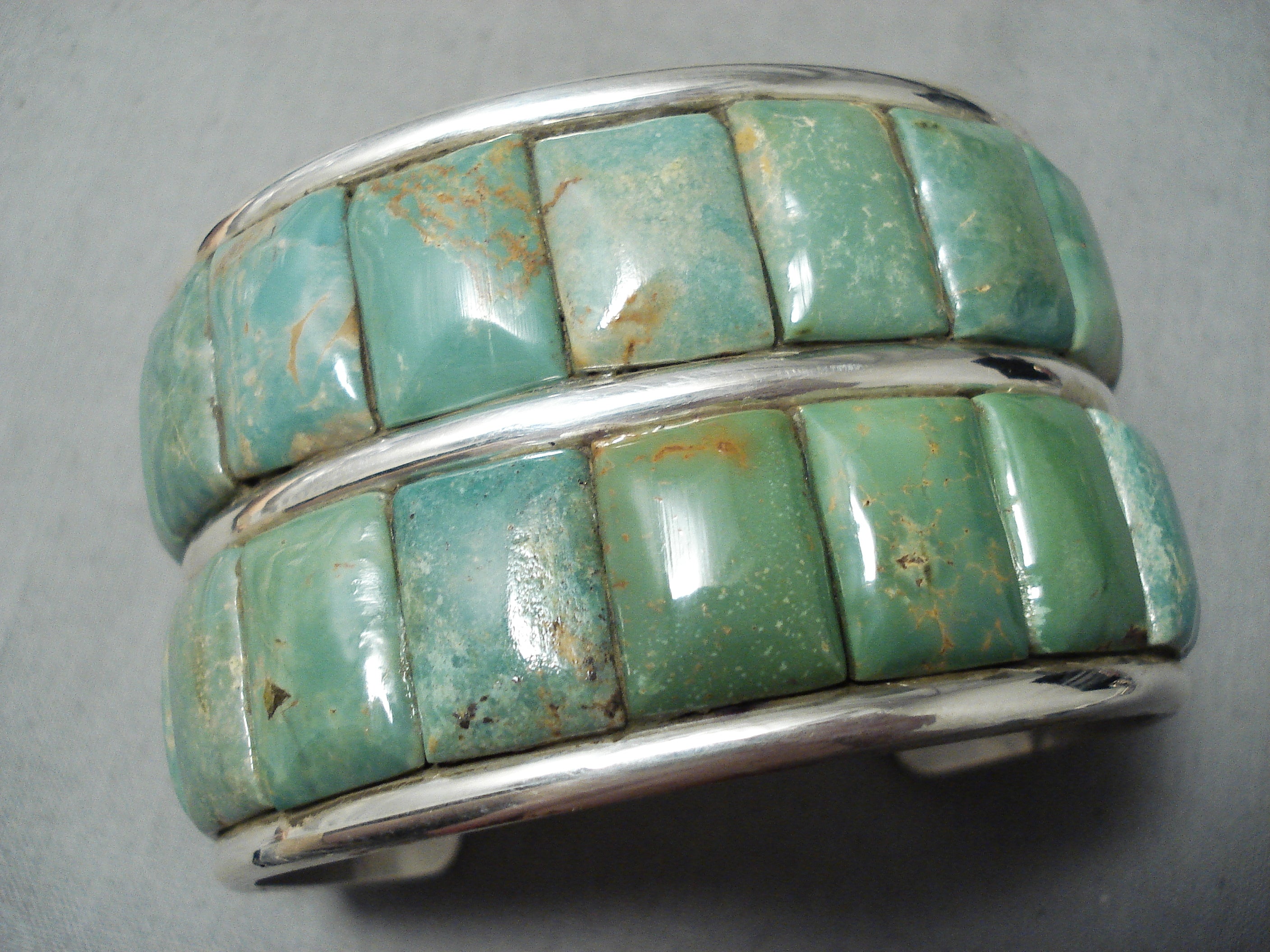 Stunning San Felipe Royston Turquoise Sterling Silver Statement Bracelet for Women - Perfect for Boho Jewelry, Western Fashion & Special Occasions