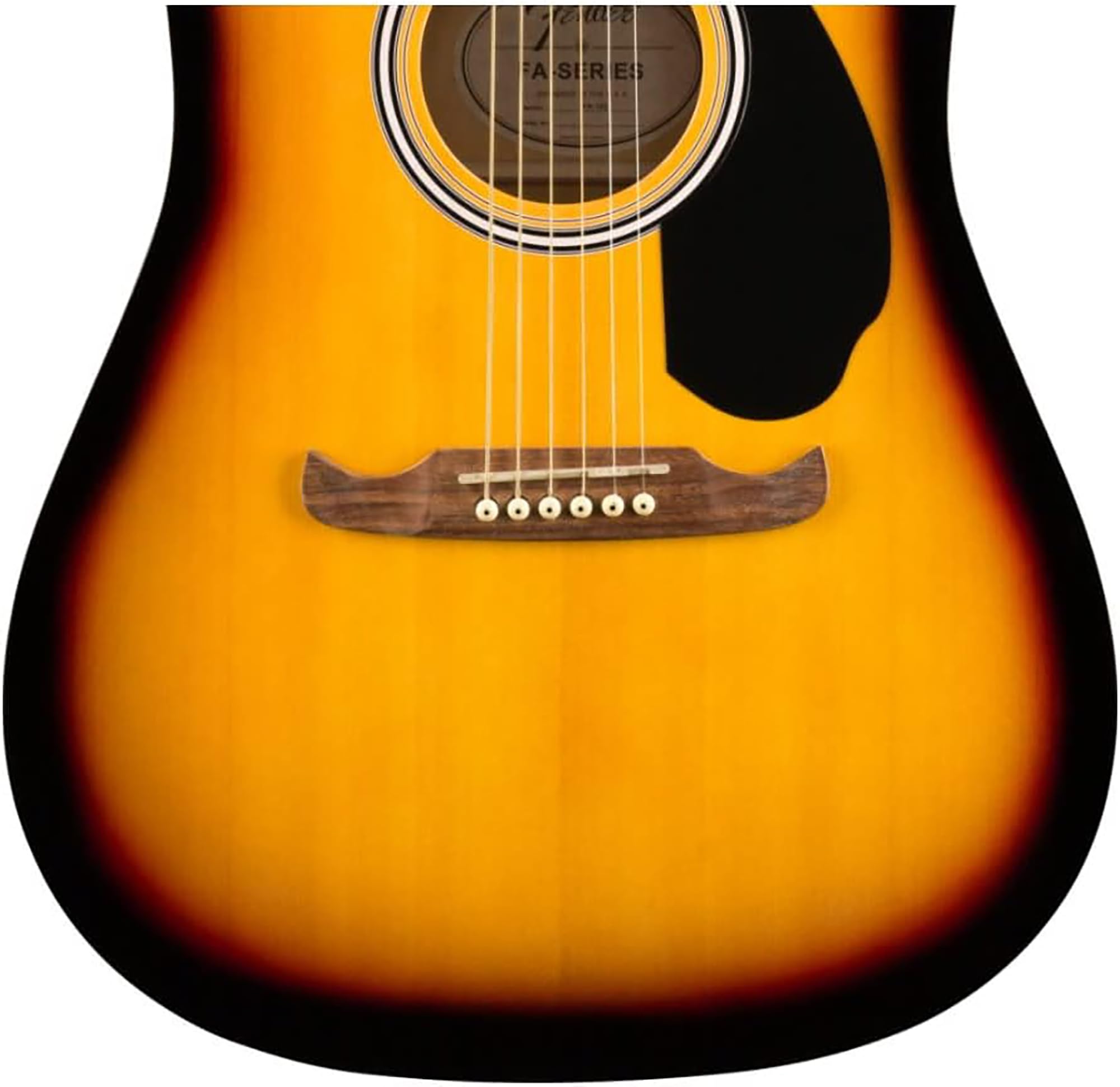 Fender Dreadnought Acoustic Guitar Sunburst Bundle with Gig Bag, Tuner, Strap, Strings, Picks & Online Lessons - Perfect for Beginners, Campfire Jams & Home Recording Studios