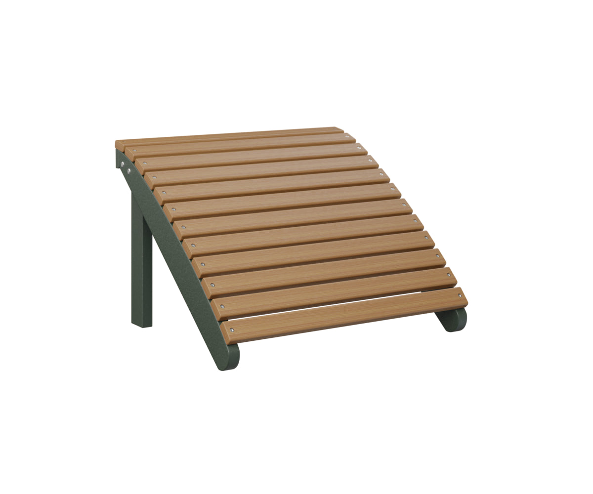 Natural Teak on Green
