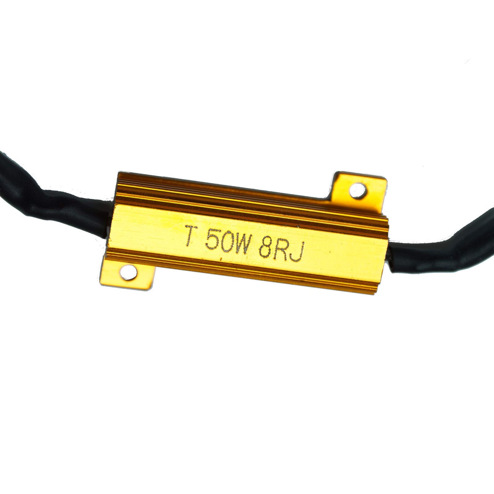LED Load Resistor Adapter 8 Ohm - Fix Hyper Flashing & Canbus Error for T20 7440 Bulbs - Eliminates Rapid Blinking Warning Lights - Perfect for Car Turn Signals, Brake Lights & Interior Lighting Upgrades