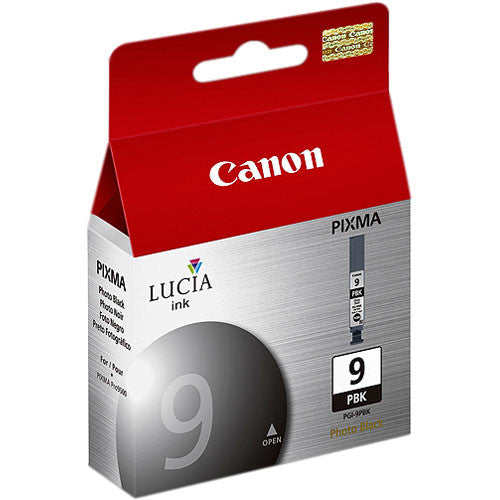 Canon LUCIA PGI 9 Photo Black Ink Cartridge - High-Quality Printer Ink for Canon PRO-100, PRO-200, PRO-300 | Perfect for Photo Printing, Art Projects & Professional Photography