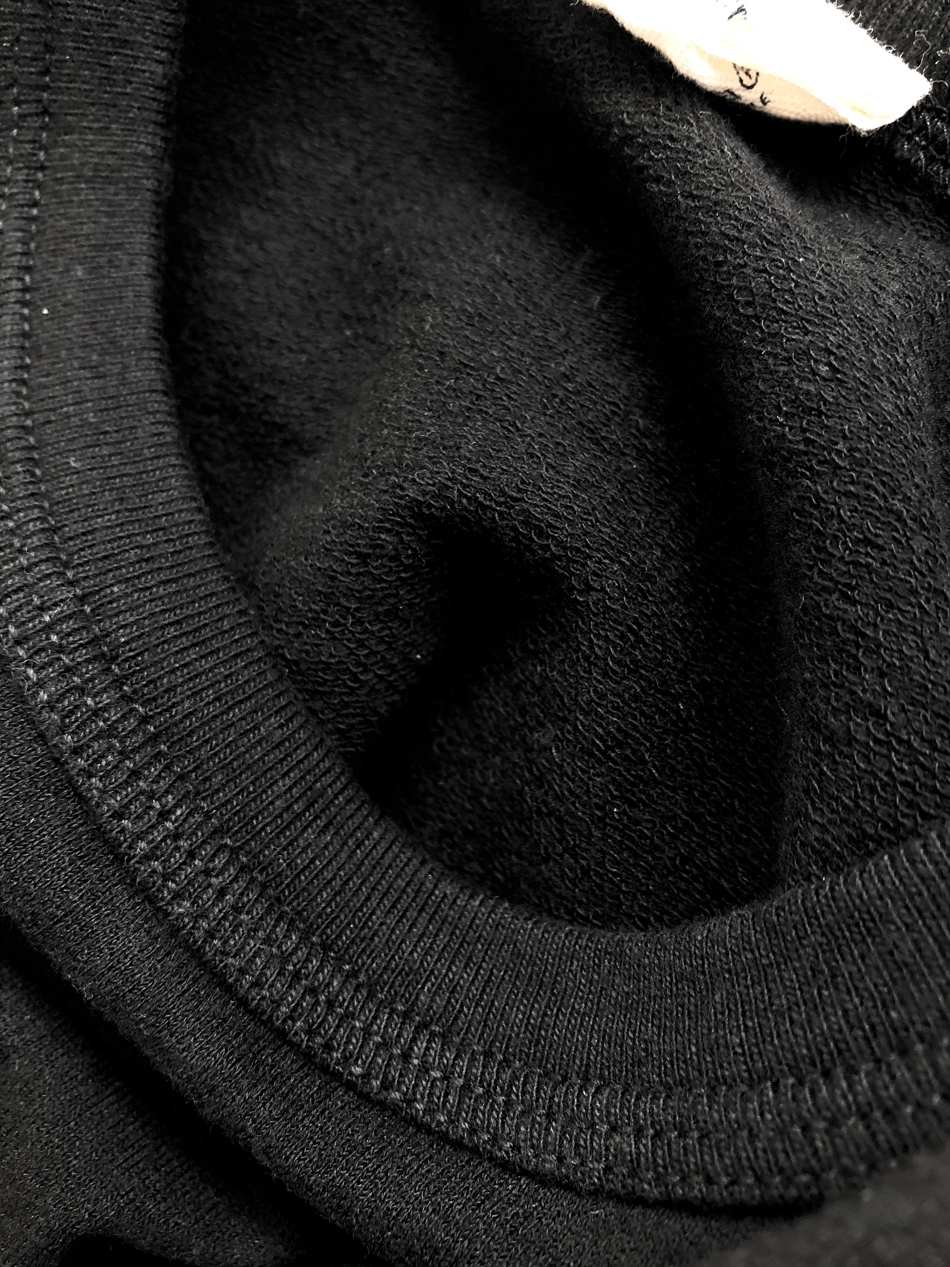 Premium Samurai Jeans Men's French Terry Short Sleeve T-Shirt - Soft Loopwheel Fabric, Comfort Fit, SJST24 RIM Black - Casual Wear & Street Style Essential