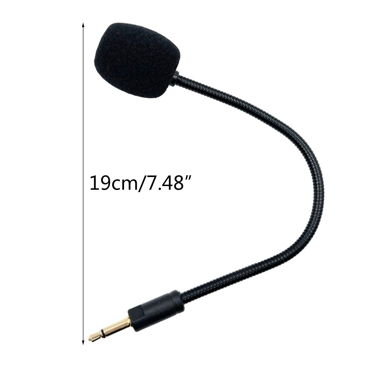 YIAGXIVG Replacement Gaming Microphone for Razer Kraken V3 Pro HyperSense - 3.5mm Boom Mic with Foam Cover - Compatible with Wireless Gaming Headsets - Perfect for Streaming, Esports & Online Gaming