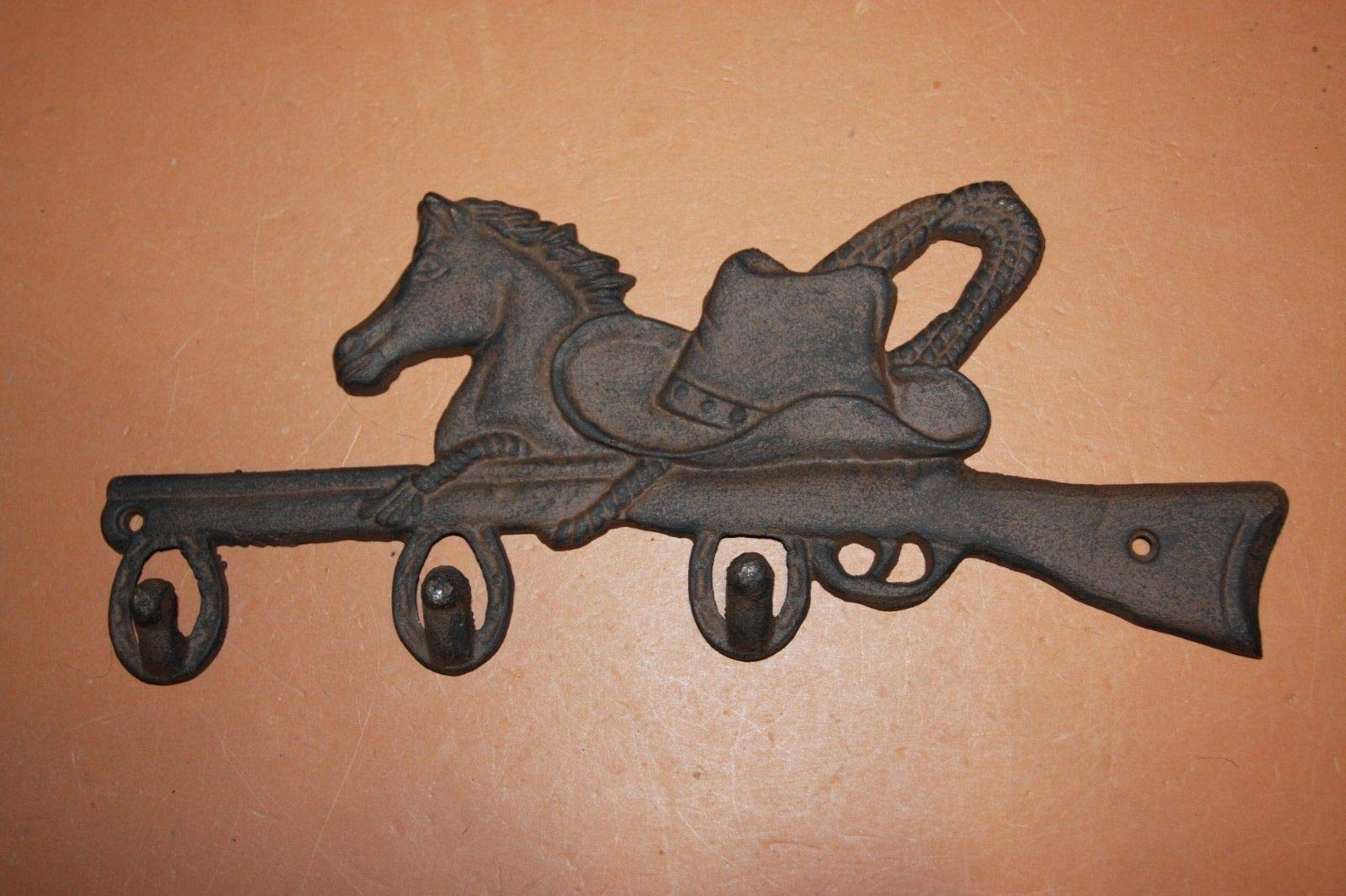 Deer Head Coat Rack - 5 Pack Wall Mounted Hooks for Hunting Lodge, Cabin & Western Home Decor - Perfect for Hanging Hats, Jackets & Gear in Game Rooms, Man Caves & Entryways