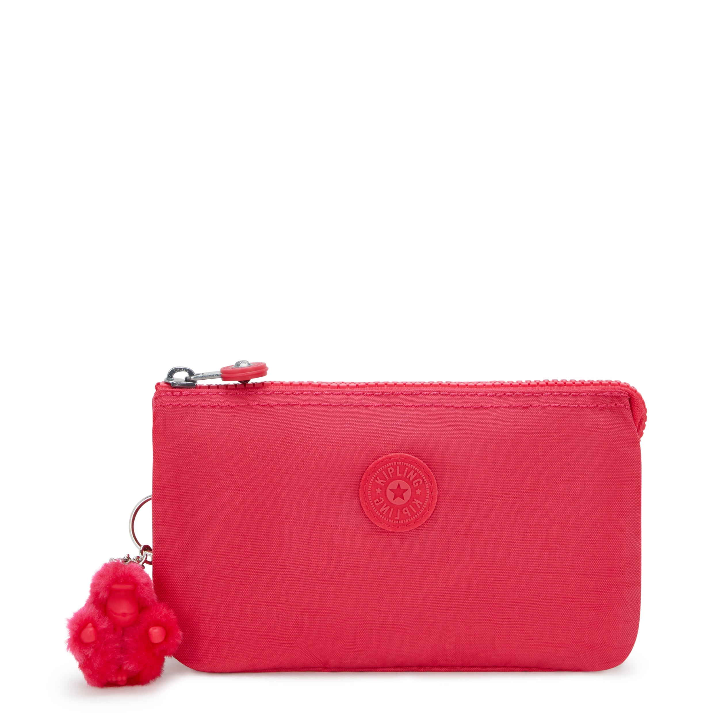 Kipling Creativity Large Pouch - Stylish Travel Organizer for Women, Resort Pink Crossbody Bag - Perfect for Vacation, Beach, Gym & Everyday Use