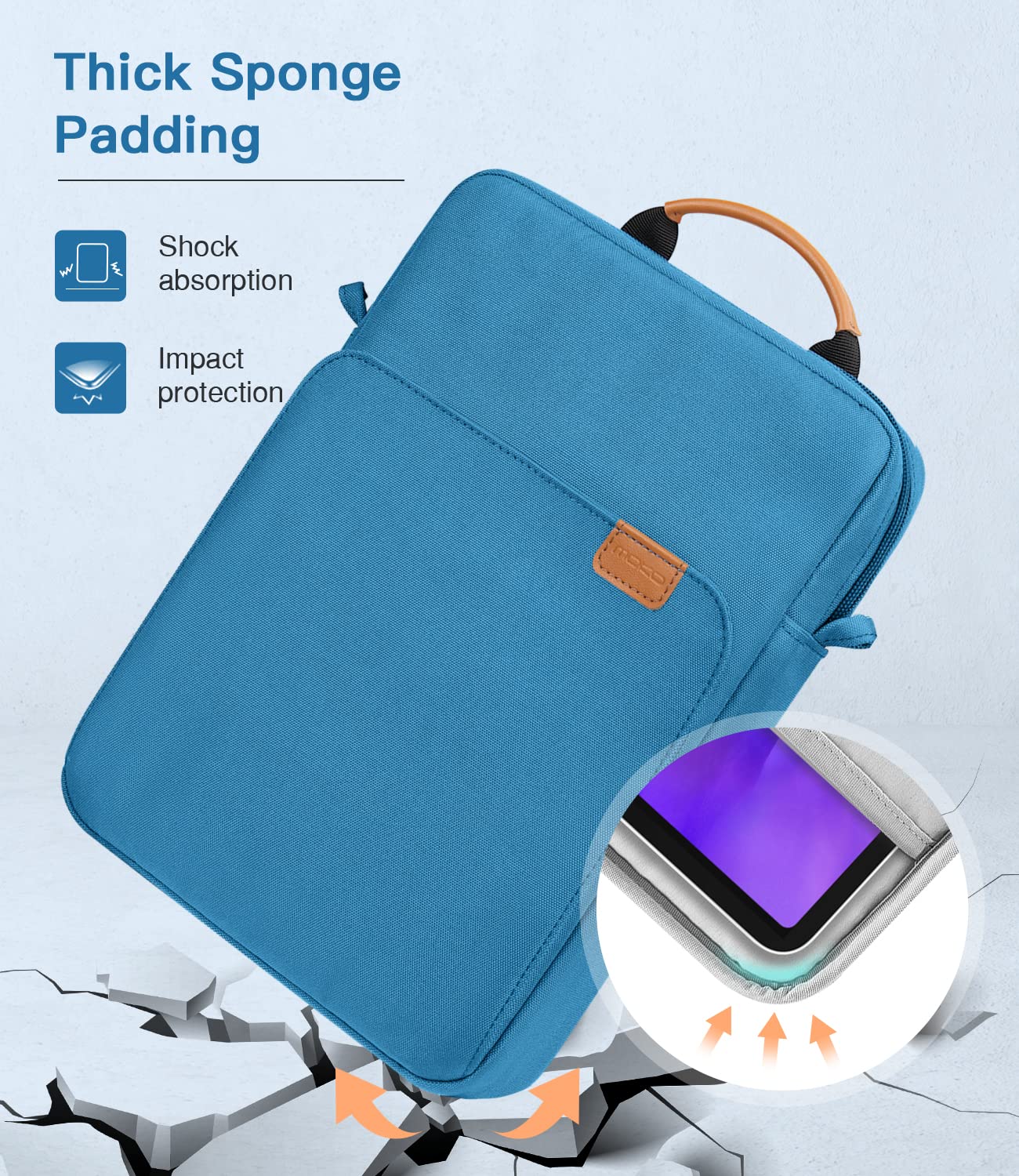 MoKo 9-11 Inch Tablet Sleeve Bag - Compatible with iPad Air 5 10.9