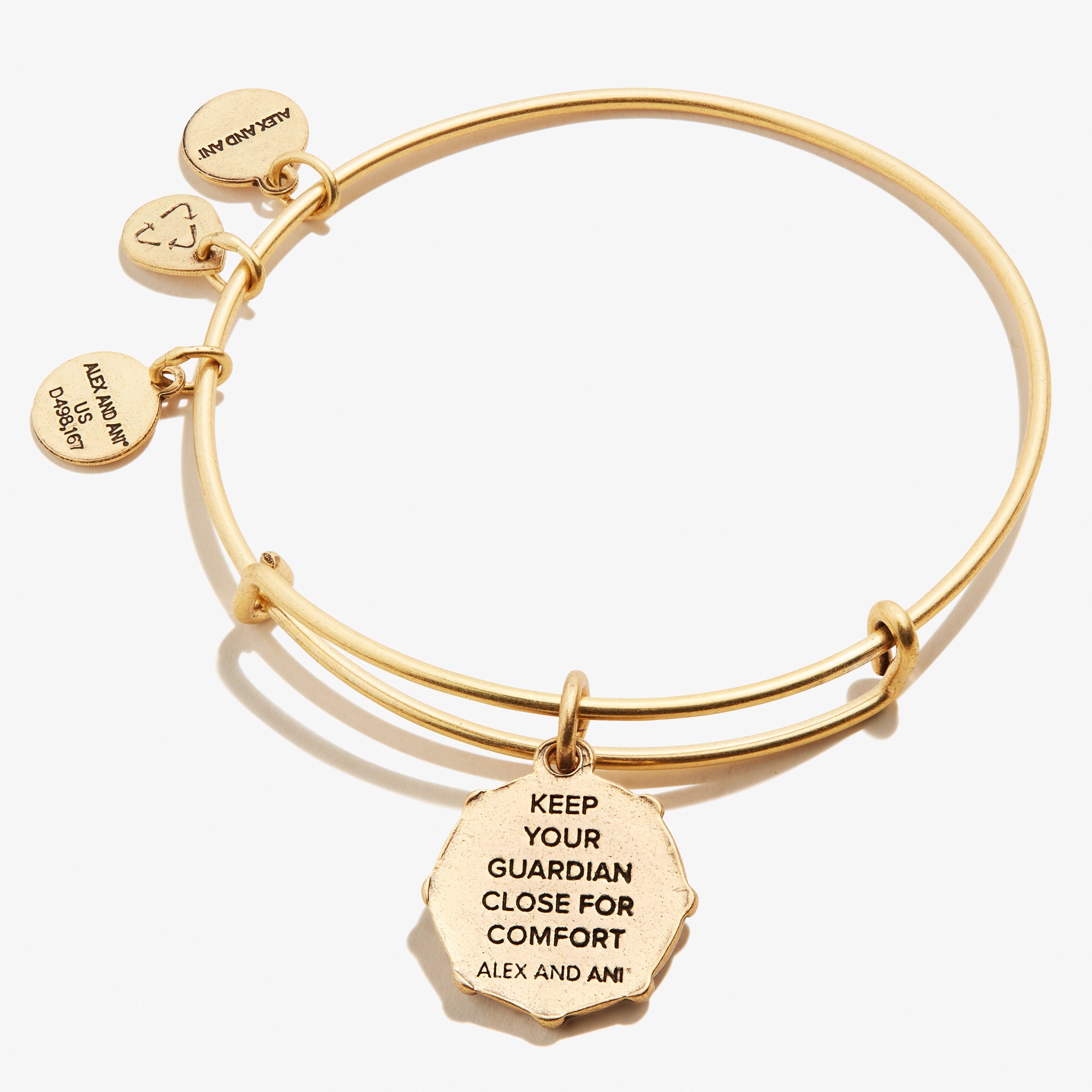 Guardian Angel Wings Charm Bangle Bracelet for Women - Sterling Silver Adjustable Inspirational Jewelry Gift for Mom, Sister, Daughter - Perfect for Everyday Wear, Special Occasions & Protection Symbol