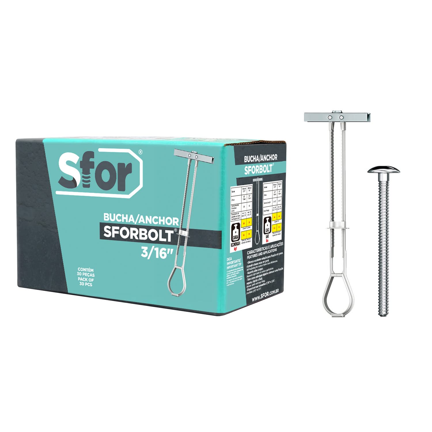60-Pack Heavy Duty 3/16