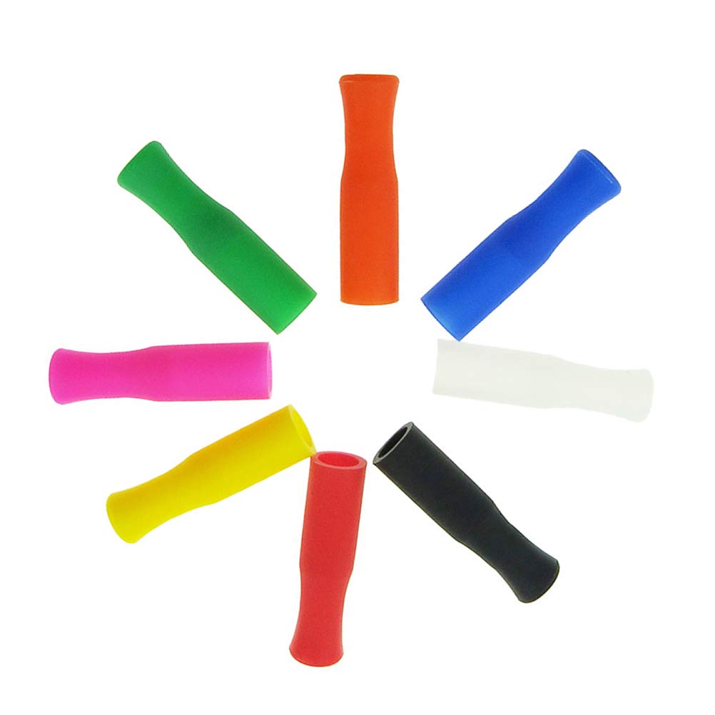 35pcs Reusable Stainless Steel Straws with Silicone Tips - Eco-Friendly Metal Drinking Straws for Smoothies, Iced Coffee & Cocktails - BPA-Free, Dishwasher Safe for Home, Office & Travel Use
