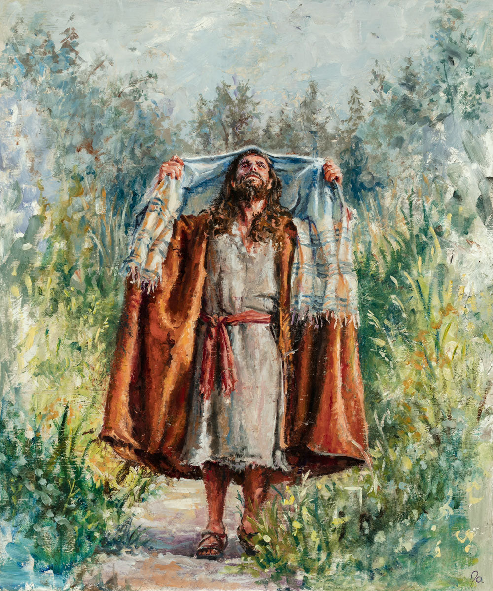 Jesus in the Wilderness - Religious Wall Art for Home & Church Decor - Inspirational Christian Gift for Prayer & Meditation Spaces