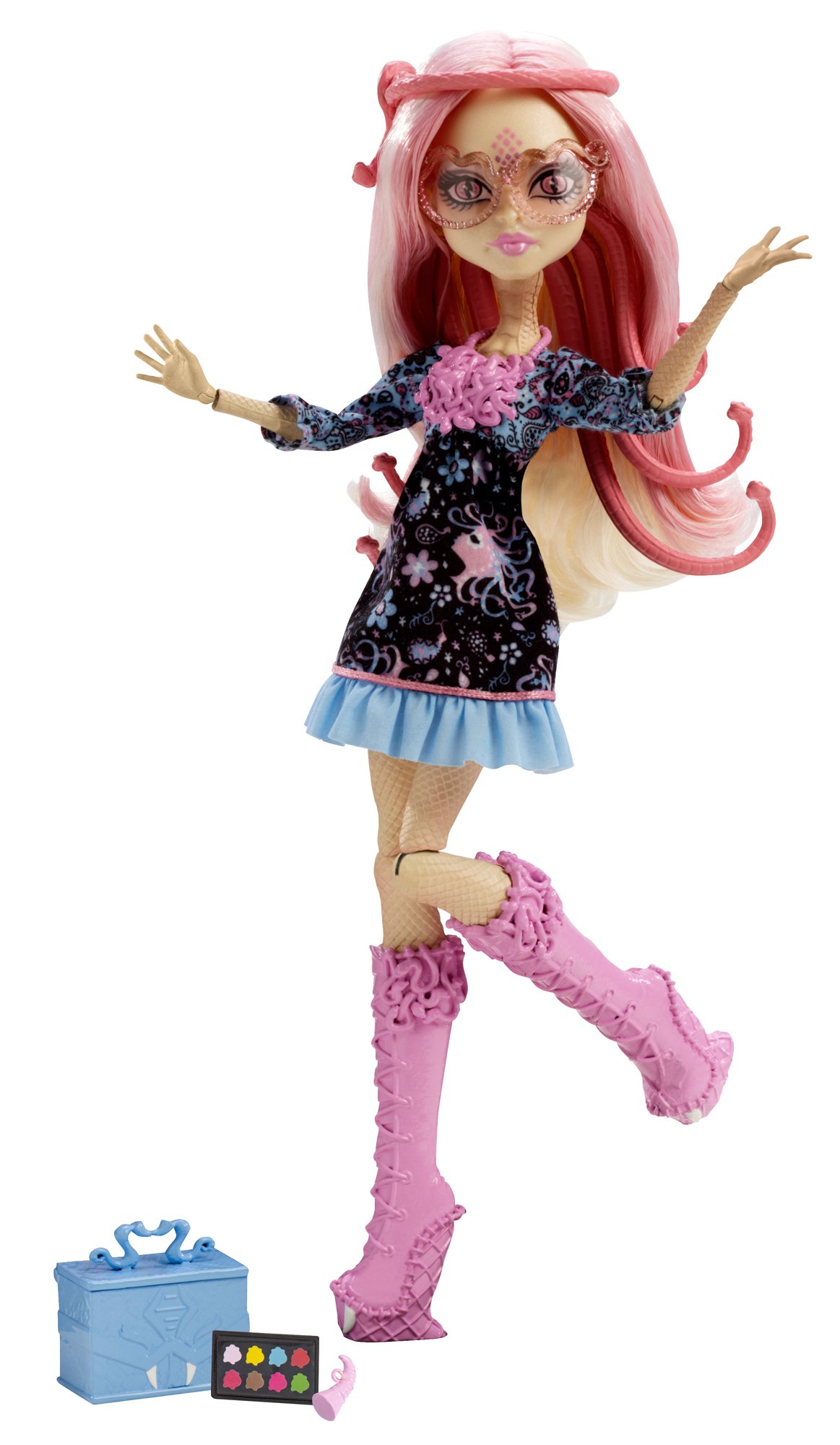 Monster High Frights Camera Action Viperine Gorgon Doll - Collectible Fashion Doll for Kids & Fans | Perfect for Playtime, Display & Gift Giving