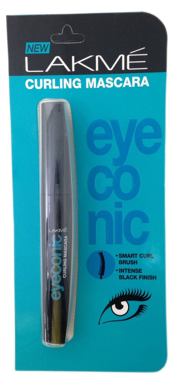 LAKMÉ Eyeconic Curling Mascara - 9ml Volumizing & Lengthening Waterproof Mascara for Dramatic Lashes | Perfect for Day to Night Makeup Looks