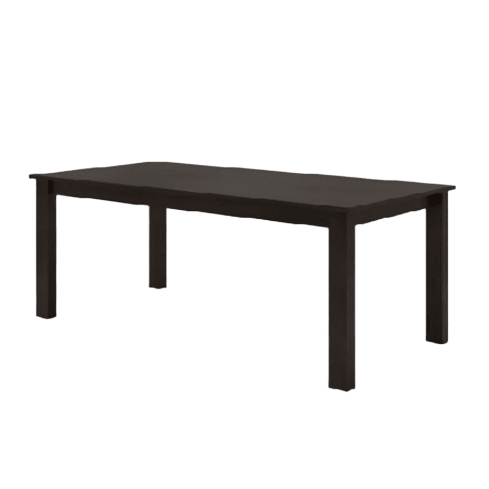 Jessamine Solid Wood Dining Table - Rustic Farmhouse Style for Kitchen, Dining Room & Outdoor Entertaining