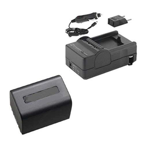 Synergy Digital Camcorder Accessory Kit for Sony HDR-PJ810E - Includes SDNPFV70NEW Battery & SDM-109 Charger | Perfect for Travel Vlogging, Family Events & Professional Video Recording