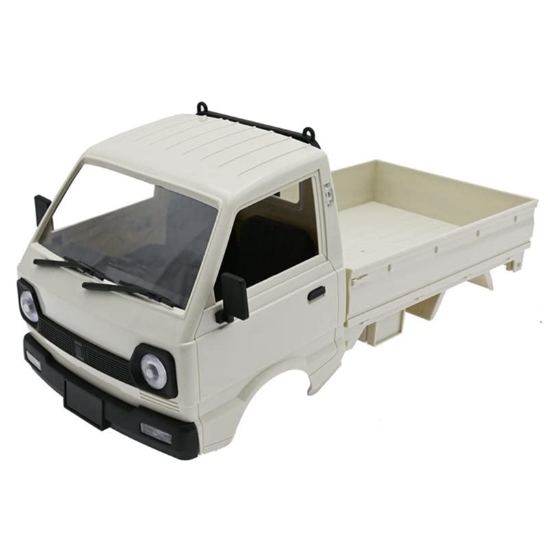 **Greendhat 1/10 Scale RC Car Body Shell Kit for WPL D12 - White Upgrade Parts & Spare Accessories - Perfect for Drifting, Racing & Off-Road Adventures**