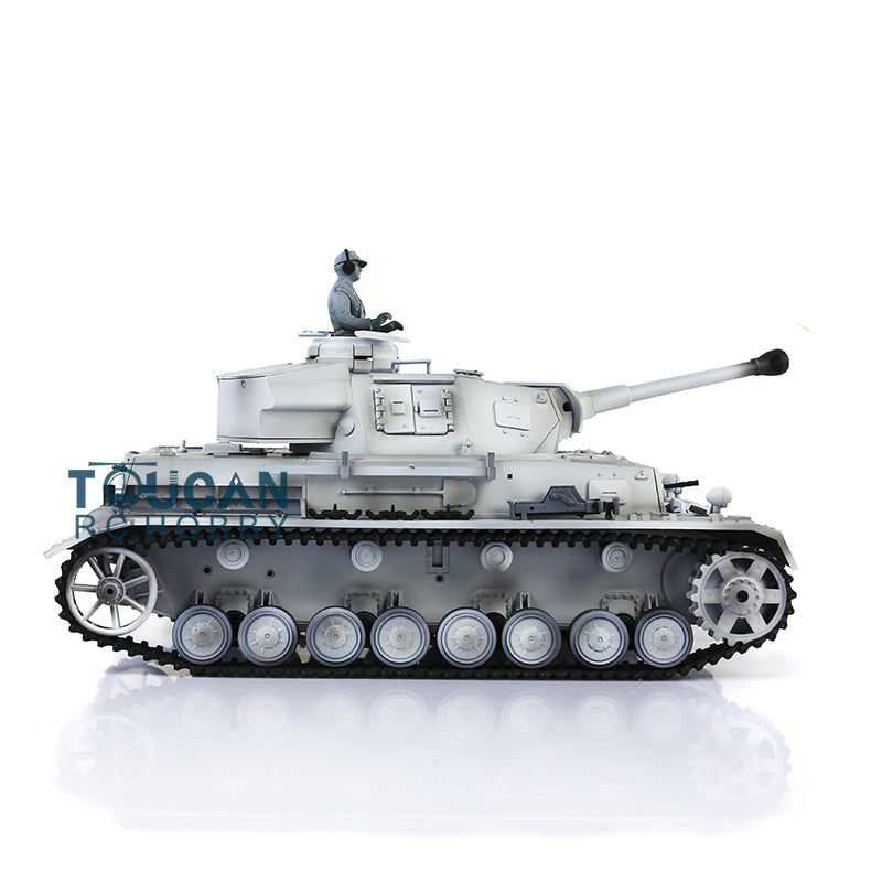 1/16 Henglong Upgraded Panzer IV F2 RC Tank - 3859 Model with FPV Camera, 360° Rotating Turret, Metal Sprocket Wheels & Engine Sound | Military Vehicle Collectible, Battle Simulation & Outdoor Play