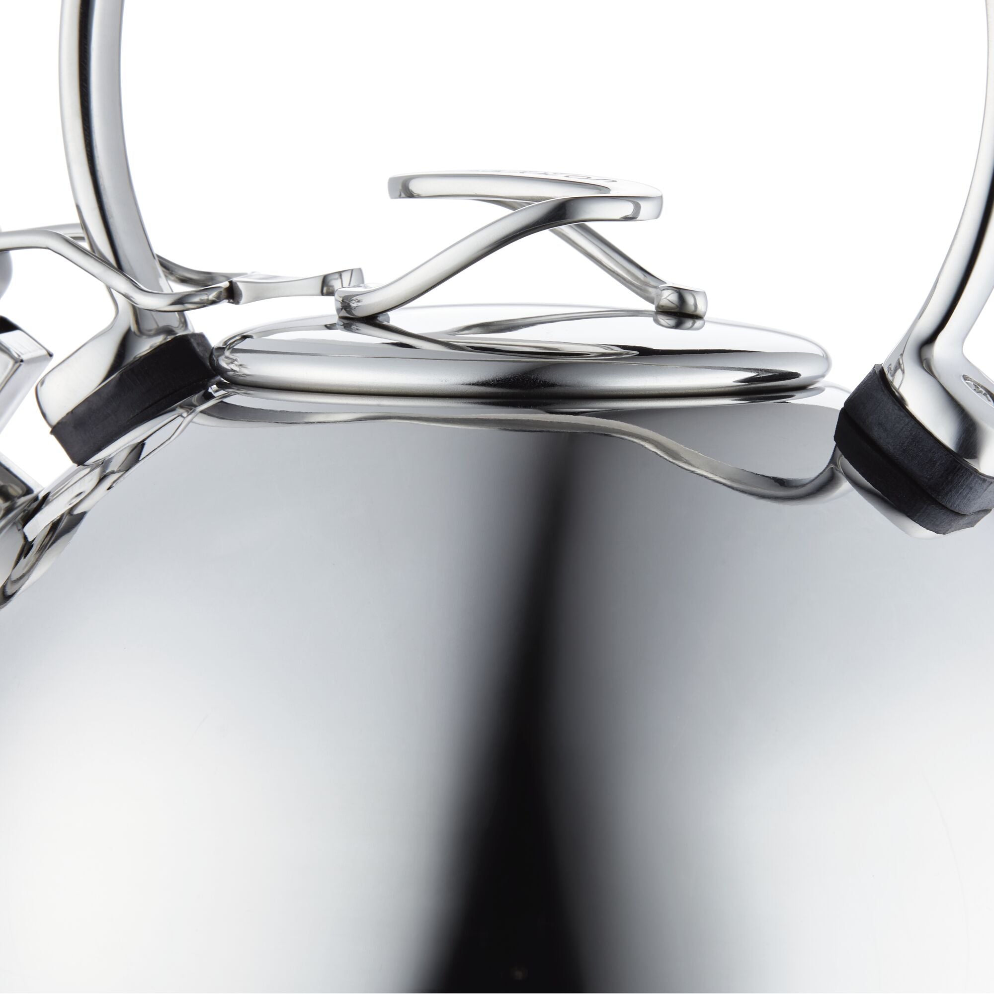 2.3 Quart Stainless Steel Whistling Tea Kettle with Flip-Up Spout - Perfect for Stovetop Brewing, Camping & Home Kitchen Use