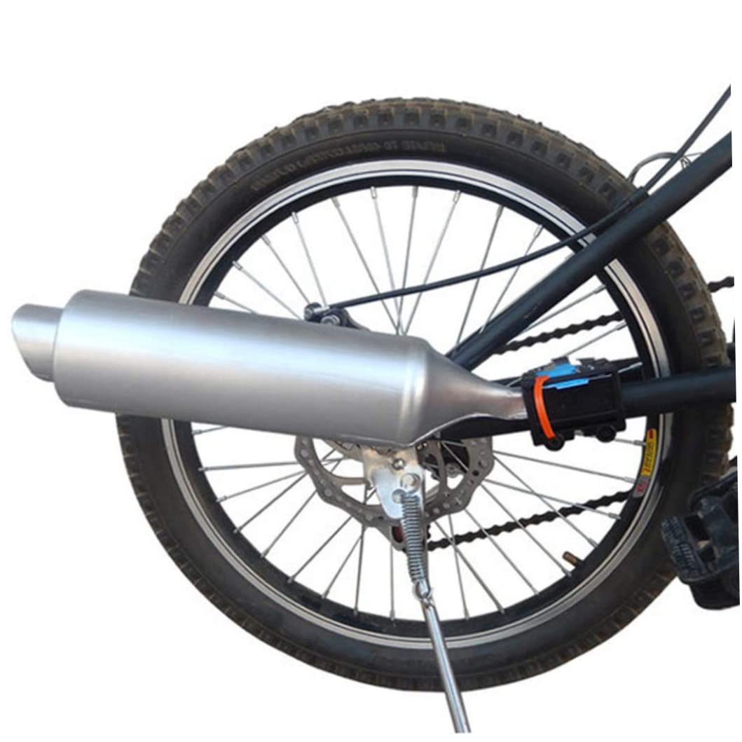 Bike Noise Maker & Exhaust Sound System - Turbo Turbine Motorcycle Exhaust Pipe Toy with Realistic Sound Effects | Bicycle Accessories for Kids & Adults | Perfect for Bike Parades, Prank Gifts & Motorcycle Enthusiasts