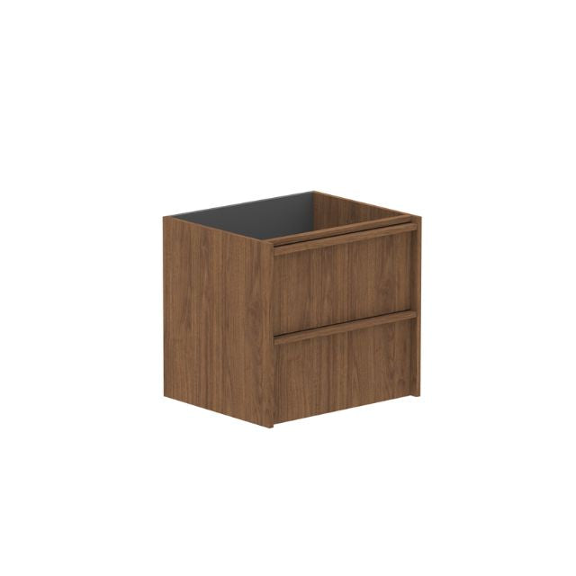 ADP Eli Wall-Mounted Vanity Cabinet - Modern Bathroom Storage with Sink Base - Perfect for Small Bathrooms & Powder Rooms