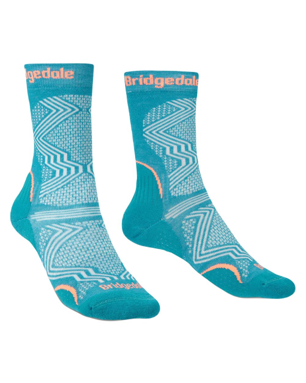 Bridgedale Women's Ultra Light T2 Coolmax Performance Boot Socks - Moisture Wicking Hiking & Outdoor Socks for All-Day Comfort