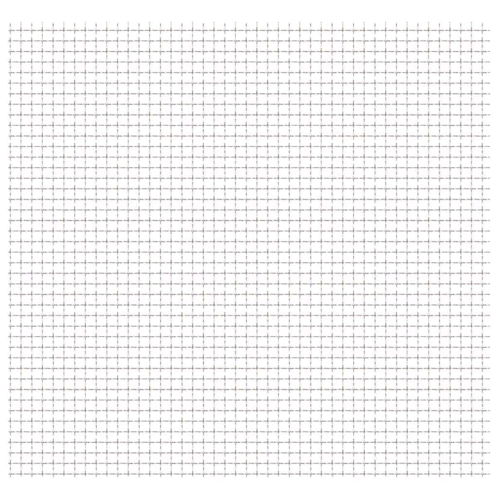 vidaXL Stainless Steel Crimped Garden Wire Fence - Heavy Duty Rustproof Metal Mesh for Outdoor Use - Perfect for Garden Fencing, Animal Enclosures, Poultry Netting & DIY Projects (39.4