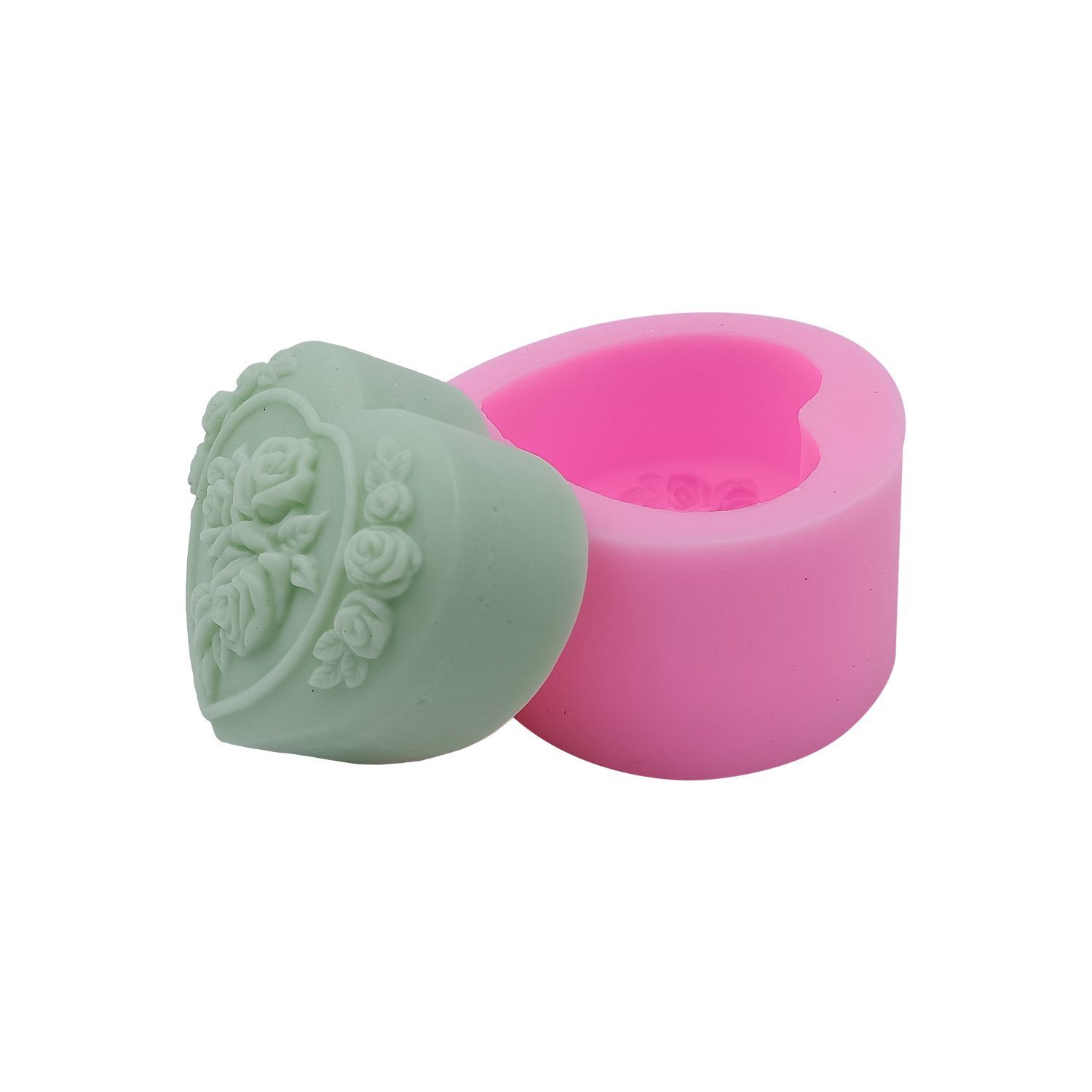 Heart-Shaped Silicone Molds for Soap, Candles, Resin & DIY Crafts – Perfect for Valentine's Gifts, Home Decor & Handmade Projects