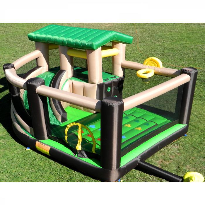 Island Hopper Fort All Sport Bounce House - Inflatable Play Center for Kids Birthday Parties, Backyard Fun & Outdoor Events | Waterproof Jumping Castle for Toddlers & Children