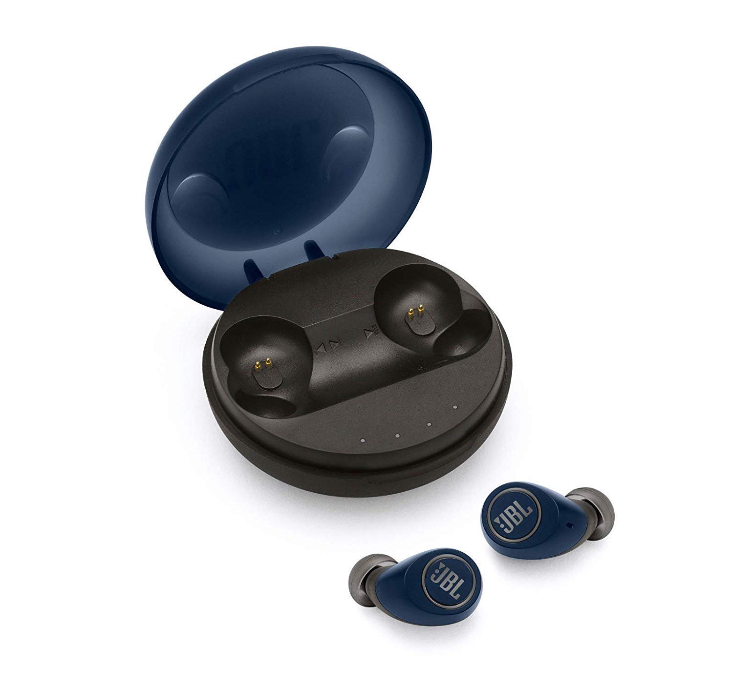 JBL Free X True Wireless Bluetooth Earbuds with Built-in Mic & Remote - Blue (Renewed) | Sweatproof Sports Headphones for Running, Gym & Commuting