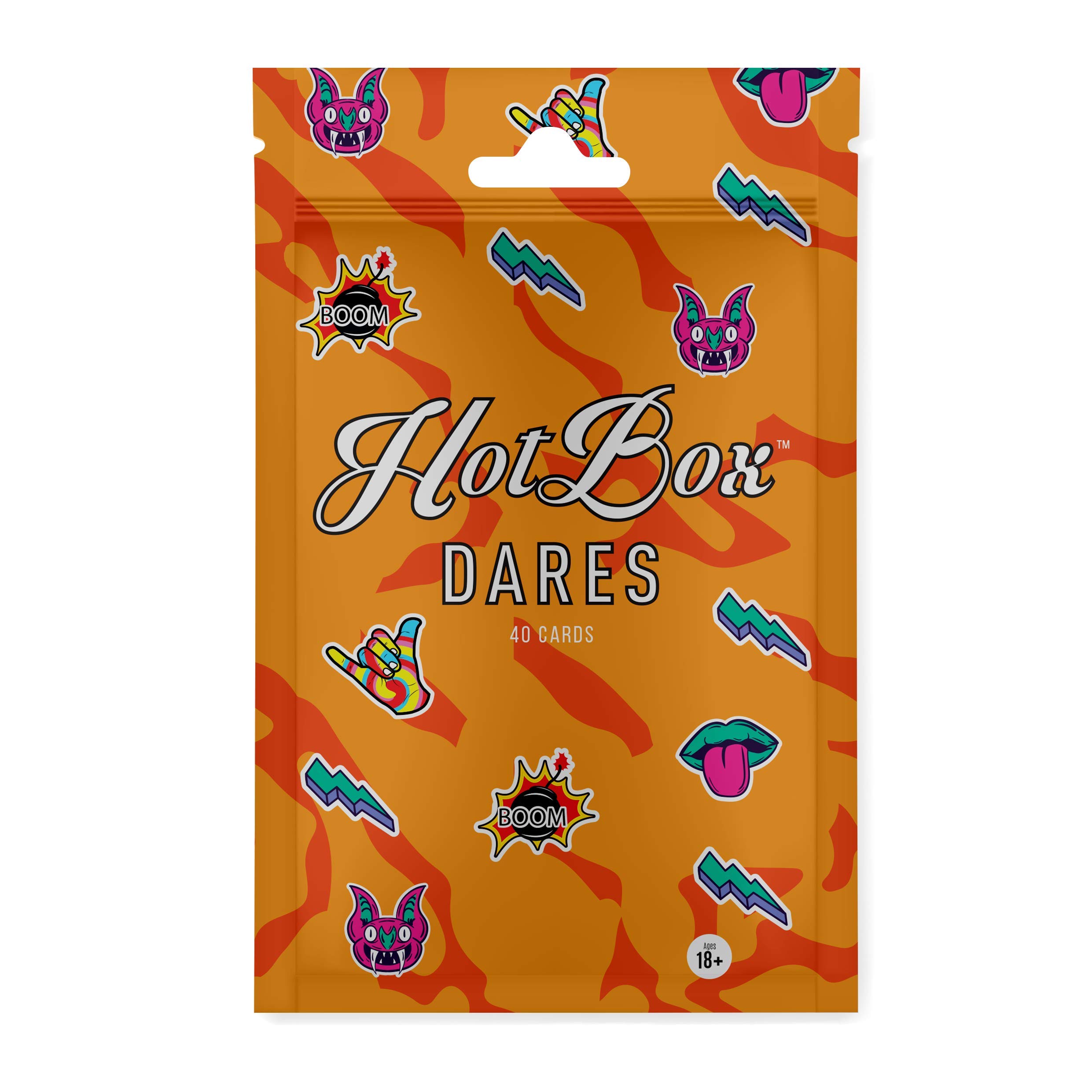 Hotbox Adult Card Game - 40 Dares Expansion Pack by FITZ Games - Perfect for Bachelor Parties, Girls' Nights, and Couples' Game Nights