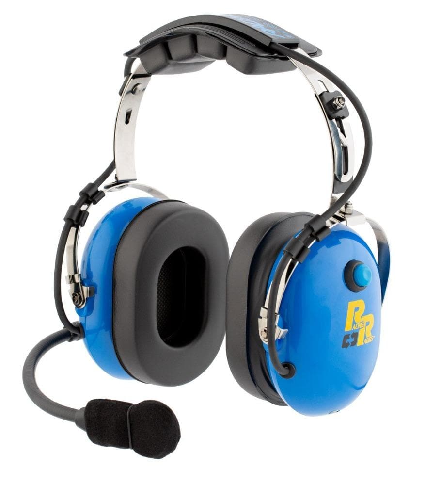 Racing Radios Two-Way Radio Headset - Over-the-Head Design for Clear Communication | Perfect for Motorsports, Construction & Outdoor Adventures