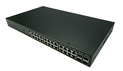 Lenovo CE0128TB 24-Port Gigabit Ethernet + 4-Port 10G SFP+ Managed L2/L3 Rackmount Switch for Campus Networks - Ideal for Data Centers, Enterprise Networks & Server Rooms