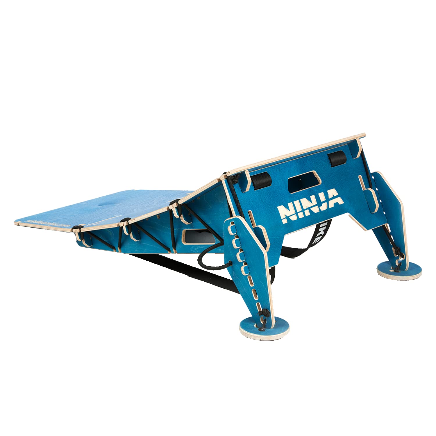 Ninja MTB Jump Ramp - Portable 4-Panel Bike Ramp for BMX, Mountain Bikes, Scooters & Skateboards | Durable Turbo Kicker for Kids & Adults | Perfect for Backyard Stunts, Park Riding & RC Car Jumps