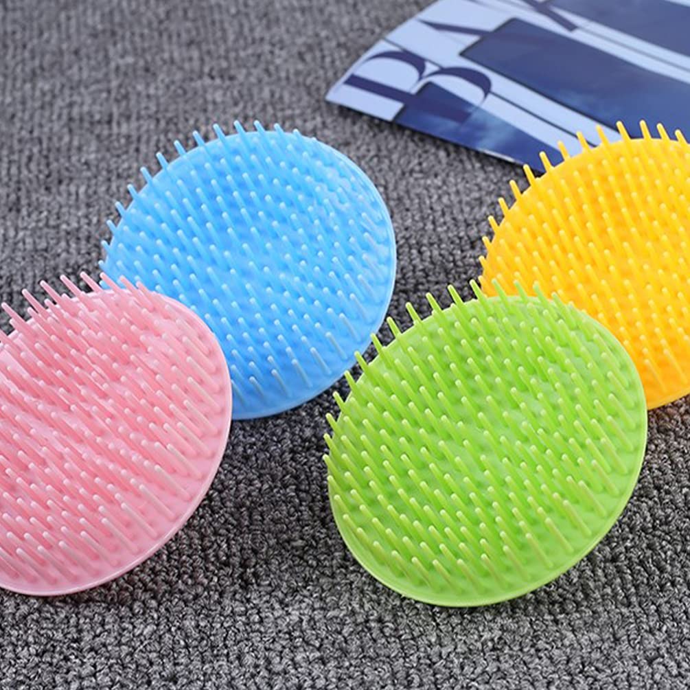 4-Piece Hair Scalp Massage Brush Set - Shampoo Brush & Head Massager for Deep Cleaning & Relaxation - Perfect for Hair Washing, Scalp Care & Stress Relief at Home or Salon