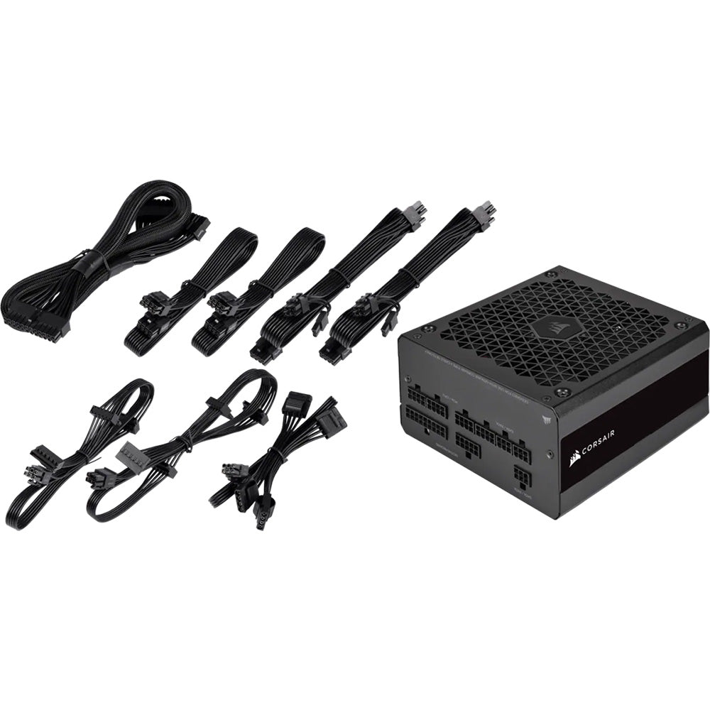 Corsair RM750 750W 80 Plus Gold Certified Fully Modular Power Supply (2021 Model) - High Efficiency PSU for Gaming PC, Workstation & Home Office Setup